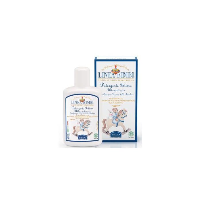 Linea Bimbi Jabón Íntimo Ultradelicado para Niñas 125ml con Aloe Vera y Manzanilla para Zonas Sensibles