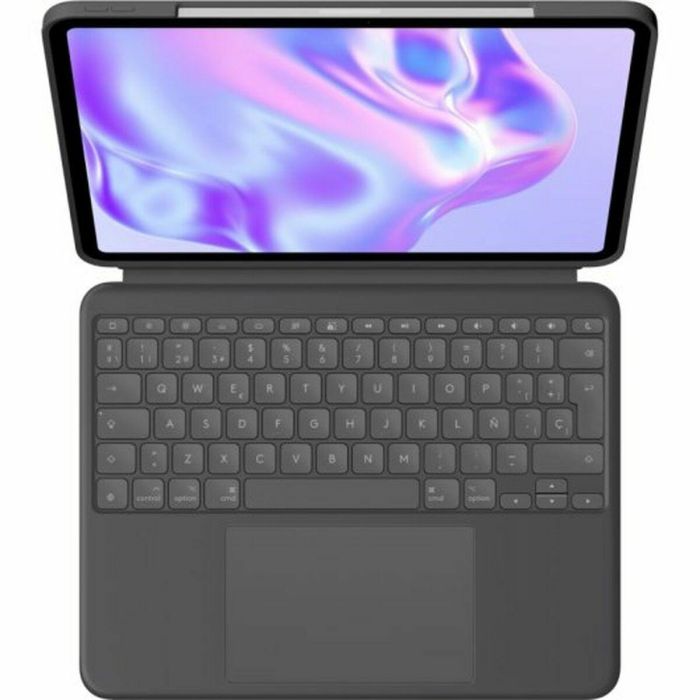 Funda para Tablet y Teclado Logitech 920-012667 Grafito QWERTY 1 Funda para Tablet y Teclado Logitech 920-012667 Grafito QWERTY 1