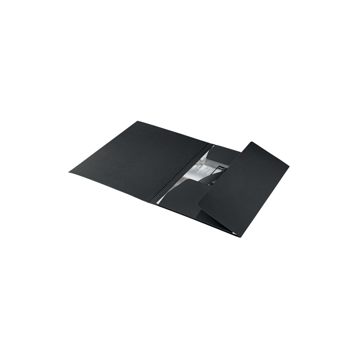 Leitz 39060095 Carpeta de Cartón 3 Solapas A4 Recycle 100% Negro 1