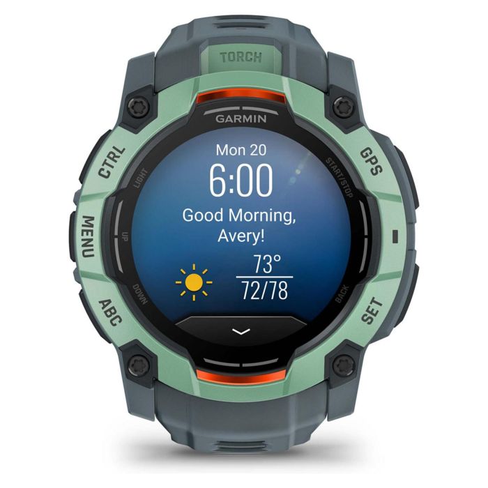 Garmin Instinct 3 AMOLED 1.3" 416x416px Pantalla Táctil GPS Verde Silicona