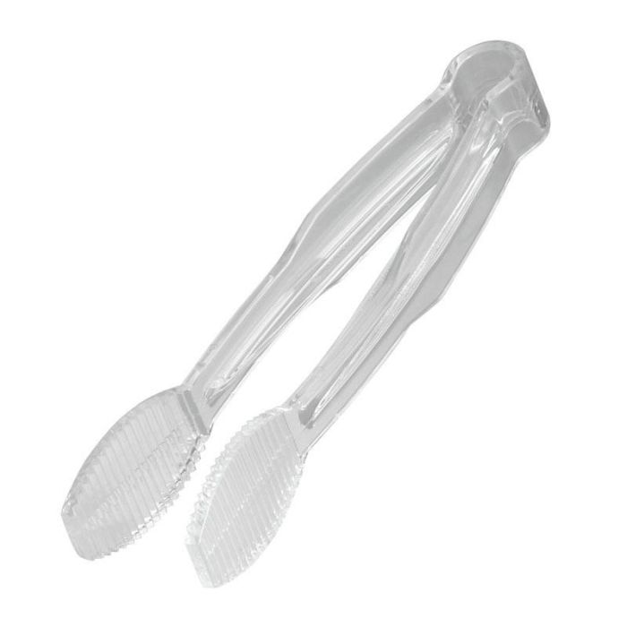 CAMBRO - TG6-135 - Pinza plana - 15 cm de largo - Policarbonato Transparente - Venta 1 unidad.