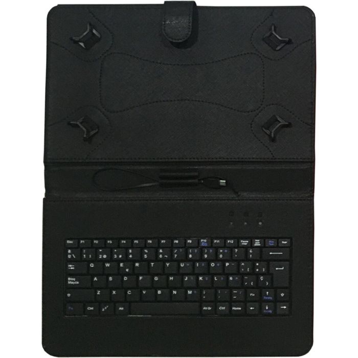 Funda para Tablet Talius CV-3006 Negro Qwerty Español