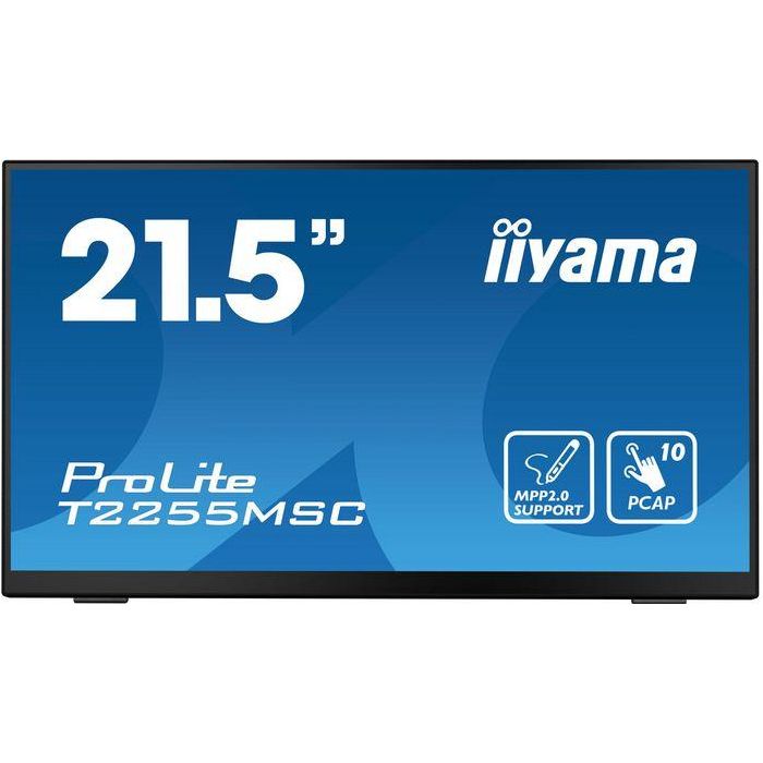 MONITOT IIYAMA 22" TACTIL CAPACITIVO, T2255MSC-B1, IPS, 60HZ, 5 MS, HDMI, USB, DISPLAYPORT, ALT, VESA 100 x 100 MONITOT IIYAMA 22" TACTIL CAPACITIVO, T2255MSC-B1, IPS, 60HZ, 5 MS, HDMI, USB, DISPLAYPORT, ALT, VESA 100 x 100