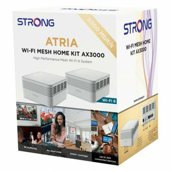 Punto de Acceso STRONG MESHKITAX3000 Blanco 9