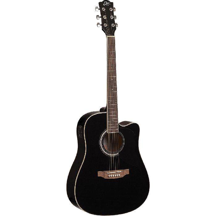 Guitarra Acústica Dreadnought Ranger 6 A/E Cutaway - Negra 6 Guitarra Acústica Dreadnought Ranger 6 A/E Cutaway - Negra 6