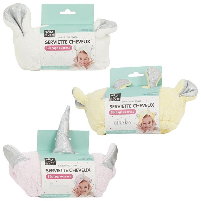 Tom et Zoe Toalla Cabello Infantil Poliéster 2