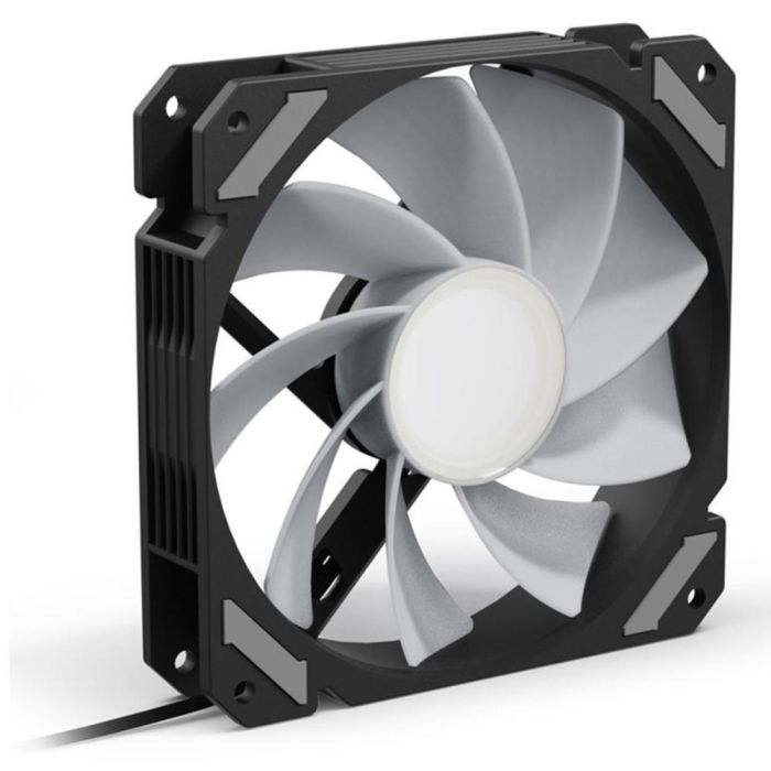 Sharkoon SHARK Mirror RGB PWM REVERSE Ventilador PC 120mm Negro con RGB Direccionable, Efecto Espejo Infinito y Flujo de Aire Invertido 1 Sharkoon SHARK Mirror RGB PWM REVERSE Ventilador PC 120mm Negro con RGB Direccionable, Efecto Espejo Infinito y Flujo de Aire Invertido 1