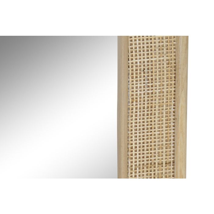 Espejo de pared DKD Home Decor Multicolor Natural Madera Vintage Scandi 70,5 x 2,5 x 100,5 cm 2