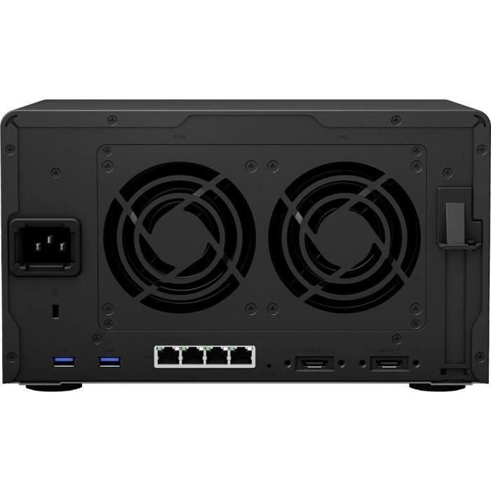 Synology DS1621+ Servidor NAS de Escritorio Ryzen Embedded V1500B 2.2GHz 4GB DDR4 0TB para Pymes DiskStation Manager Negro 1 Synology DS1621+ Servidor NAS de Escritorio Ryzen Embedded V1500B 2.2GHz 4GB DDR4 0TB para Pymes DiskStation Manager Negro 1