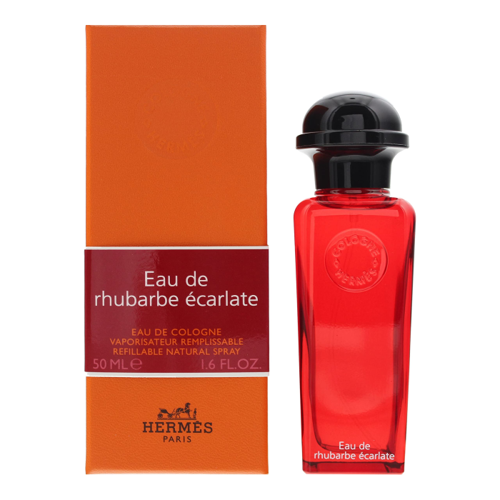 Hermes Eau De Rhubarbe Ecarlate Eau De Cologne Refillable 50 mL