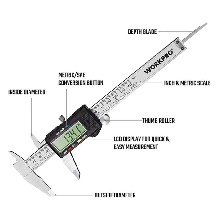 Calibre vernier digital 150 mm 7 Calibre vernier digital 150 mm 7