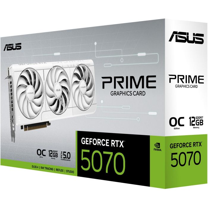 ASUS Tarjeta Gráfica GeForce RTX 5070 12GB GDDR7 OC 3 Ventiladores Blanca 15 ASUS Tarjeta Gráfica GeForce RTX 5070 12GB GDDR7 OC 3 Ventiladores Blanca 15