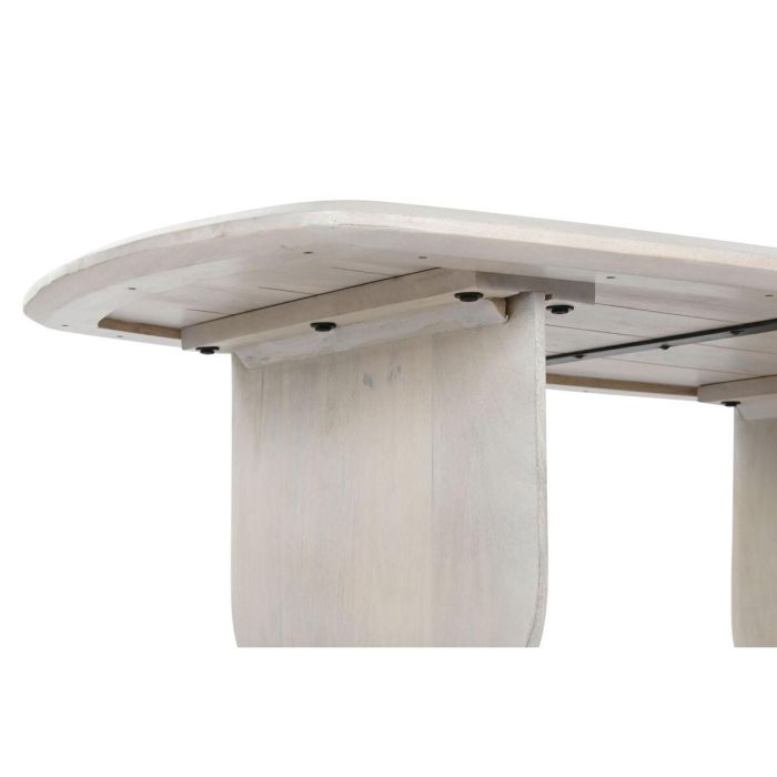 Mesa de Centro Home ESPRIT Blanco 137 x 76 x 45 cm 3 Mesa de Centro Home ESPRIT Blanco 137 x 76 x 45 cm 3