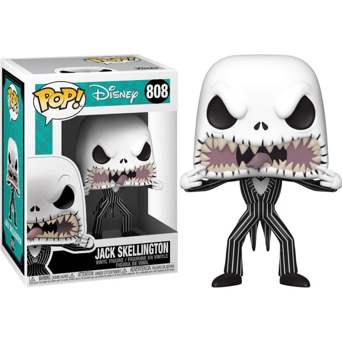 Funko POP Disney Pesadilla Antes de Navidad Jack Skellington Scary Face Figura Vinilo 9cm