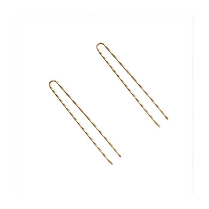 EUROSTIL Horquillas para moño 65mm bronce - Pack de 20 unidades EUROSTIL Horquillas para moño 65mm bronce - Pack de 20 unidades
