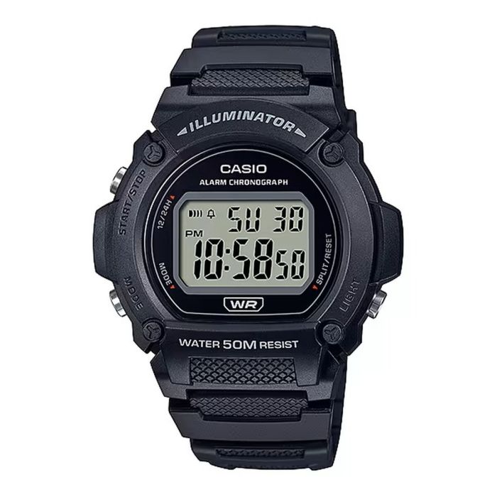 Reloj Hombre Casio W-219H-1AVCF Negro 1