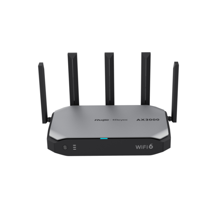 Ruijie Networks RG-EG105GW-X router inalámbrico Gigabit Ethernet Doble banda (2,4 GHz / 5 GHz) Negro, Gris Ruijie Networks RG-EG105GW-X router inalámbrico Gigabit Ethernet Doble banda (2,4 GHz / 5 GHz) Negro, Gris