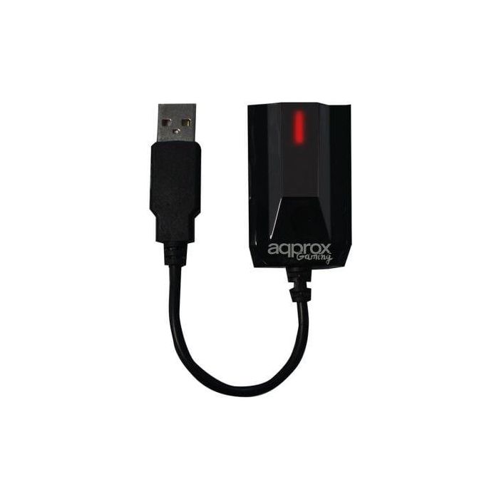 TARJETA DE SONIDO GAMING EXTERNA APPROX APPX71 - USB - PLUG AND PLAY - 7.1 - SONIDO 3D - ENTRADAS DE MICRÓFONO Y ALTAVOCES 2 TARJETA DE SONIDO GAMING EXTERNA APPROX APPX71 - USB - PLUG AND PLAY - 7.1 - SONIDO 3D - ENTRADAS DE MICRÓFONO Y ALTAVOCES 2