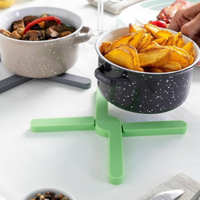 Salvamanteles Individual Plegable de Silicona Folvet InnovaGoods 2 Unidades 8 Salvamanteles Individual Plegable de Silicona Folvet InnovaGoods 2 Unidades 8