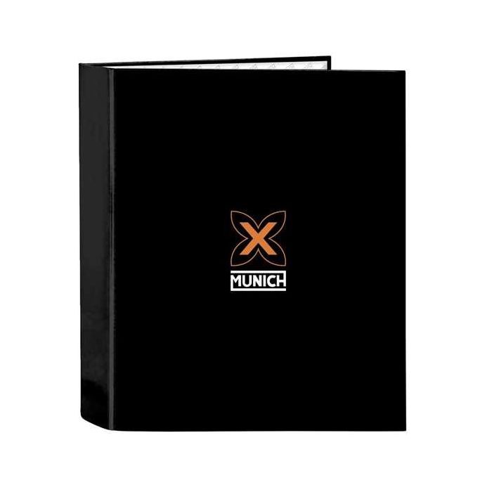 Carpeta de anillas Munich Lagoon Negro A4 27 x 33 x 6 cm 0 Carpeta de anillas Munich Lagoon Negro A4 27 x 33 x 6 cm 0
