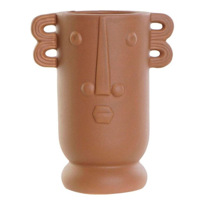 Jarrón DKD Home Decor Porcelana Terracota (15 x 10.5 x 18.7 cm)