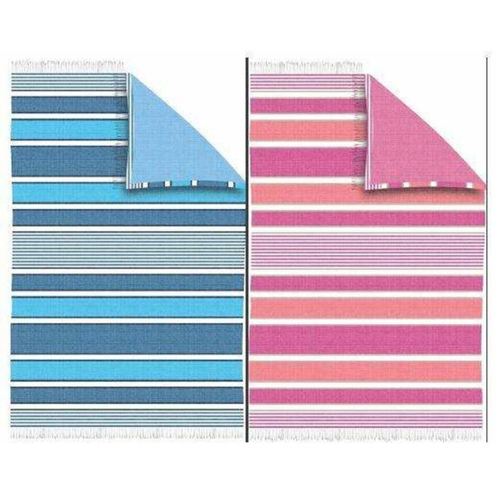Toalla rayas flecos andoni 100x150 - modelos surtidos Toalla rayas flecos andoni 100x150 - modelos surtidos