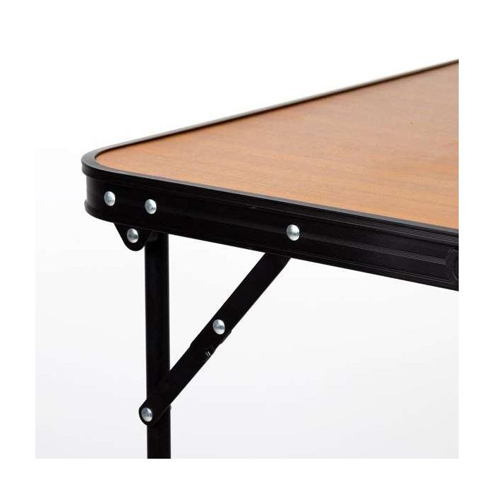 Mesa camping plegable acero color bambú aktive 80x60x67 cm 3 Mesa camping plegable acero color bambú aktive 80x60x67 cm 3