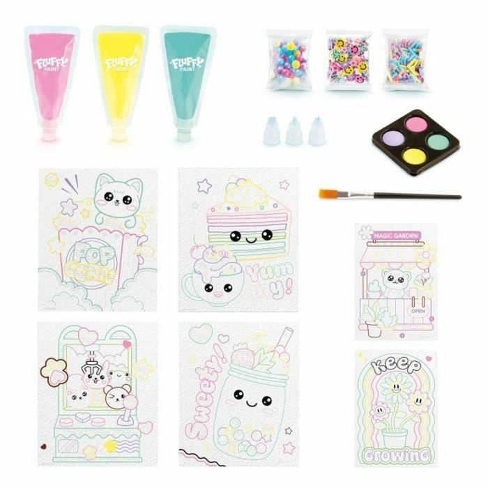 Canal Toys ART 019 - Kit de Pintura Fluffy Paint Art Lab CTART019 para Niños 5
