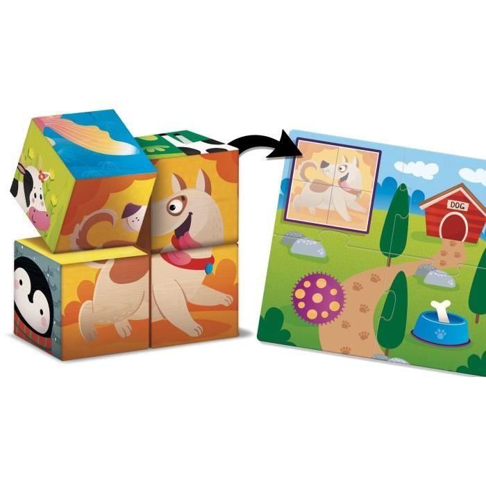 Juego de madera para animales y lógica - LISCIANI - Destreza y observación 3 Juego de madera para animales y lógica - LISCIANI - Destreza y observación 3