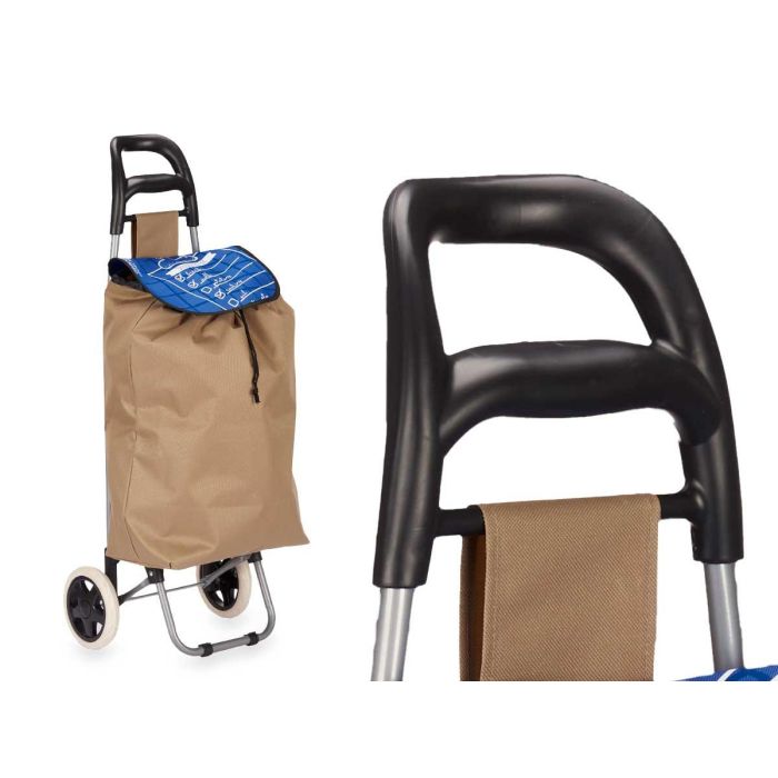Carro de Compra Kinvara 2 Ruedas, 88x10.5x35.5 cm, 33L, Metal y Plástico (6 Unidades) 1 Carro de Compra Kinvara 2 Ruedas, 88x10.5x35.5 cm, 33L, Metal y Plástico (6 Unidades) 1