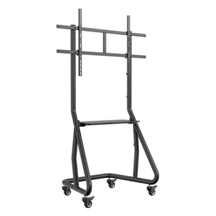 Equip Soporte para TV con Ruedas, Ajuste de Altura, Compatible VESA 1000x600, Hasta 100Kg, Estante para DVD/AV, Gestión de Cables