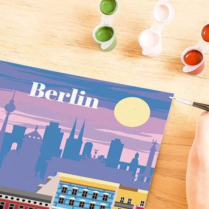 Ravensburger RAV00025521 CreArt Pintar por números para Adultos: Berlín 24x30 cm 5 Ravensburger RAV00025521 CreArt Pintar por números para Adultos: Berlín 24x30 cm 5