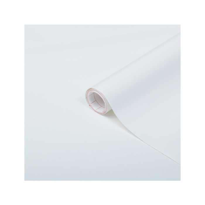 D-c-fix Rollo Adhesivo Blanco Mate 45 cm x 15 m Papel Plastificado Autoadhesivo para Manualidades y Hogar 1