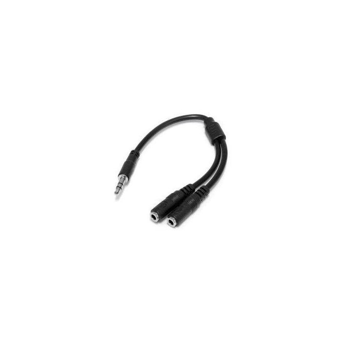 Adaptador Audio Jack Startech MUY1MFFS Negro 0,2 m