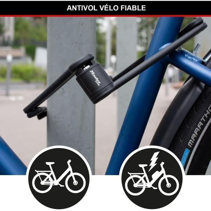 Master Lock 8335EURDPRO Candado de seguridad plegable para bicicleta, fabricado en acero endurecido, con 4 llaves y soporte incluido 2 Master Lock 8335EURDPRO Candado de seguridad plegable para bicicleta, fabricado en acero endurecido, con 4 llaves y soporte incluido 2