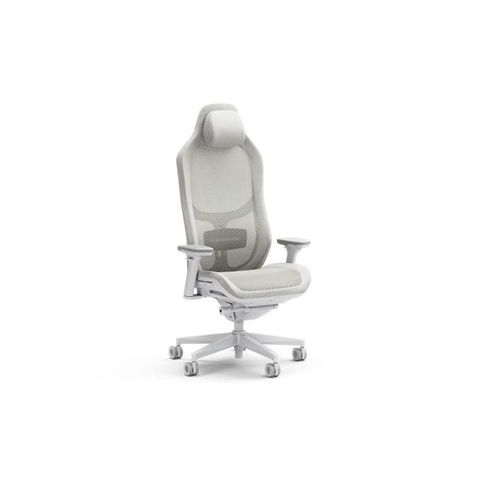 Fractal Design FD-CH-RE1M-02 Silla para videojuegos de PC Asiento acolchado Reposabrazos 4D Altura Ajustable Blanco