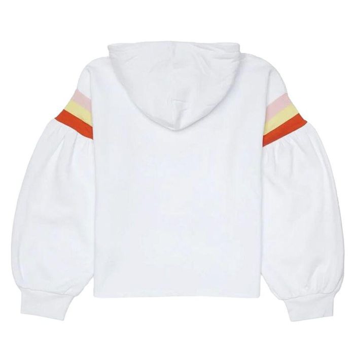 Sudadera con Capucha Niña Levi's Full Sleeve High Rise Girl Blanco