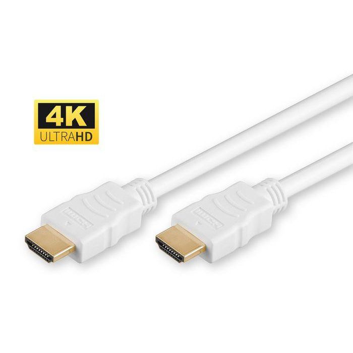 MicroConnect Cable HDMI 1.4 de Alta Velocidad, 3m, 10.2 Gbps, Soporta 4K@30Hz, HDCP 2.2, CEC, ARC y 3D para Conexión Multimedia