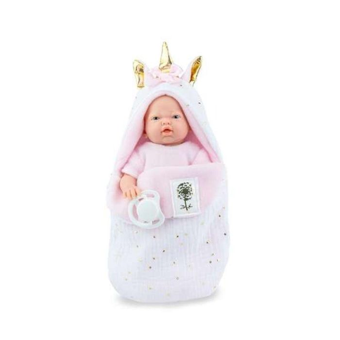 Muñeca mini golosinas unicorn estuche. incluye chupete 21cm 1