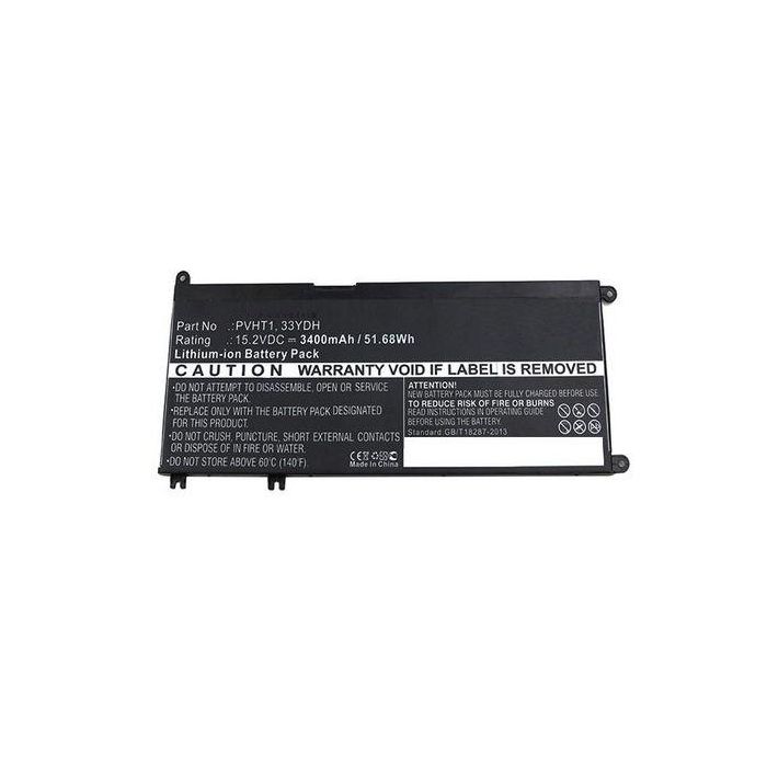 CoreParts Laptop Battery for Dell 54.72Wh Li-ion 15.2V 3600mAh Black, DNCWSCB6106B, I7778-0026GRY, Inspiron 17 7000, Inspiron 17 7778 CoreParts Laptop Battery for Dell 54.72Wh Li-ion 15.2V 3600mAh Black, DNCWSCB6106B, I7778-0026GRY, Inspiron 17 7000, Inspiron 17 7778