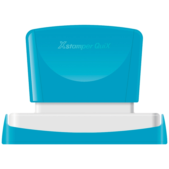 X'stamper Sello Quix Personalizable Color Negro Medidas 22x69 mm Q-18 1