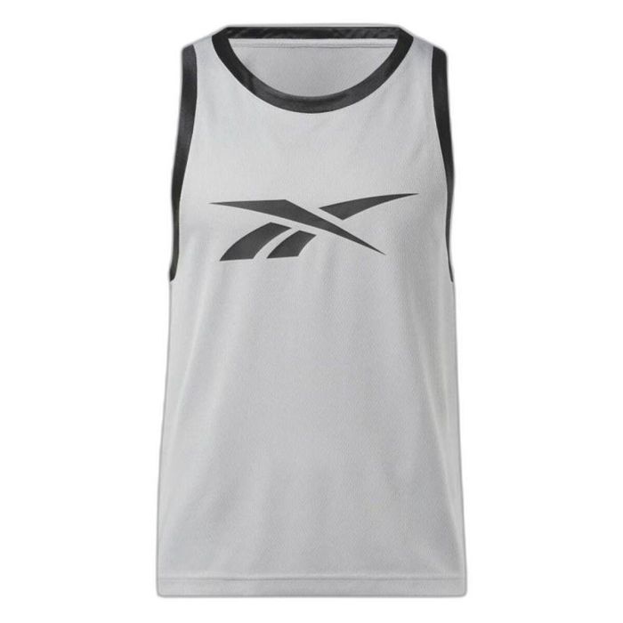 Camiseta de baloncesto Reebok Basketball Mesh Gris claro 37 0 Camiseta de baloncesto Reebok Basketball Mesh Gris claro 37 0
