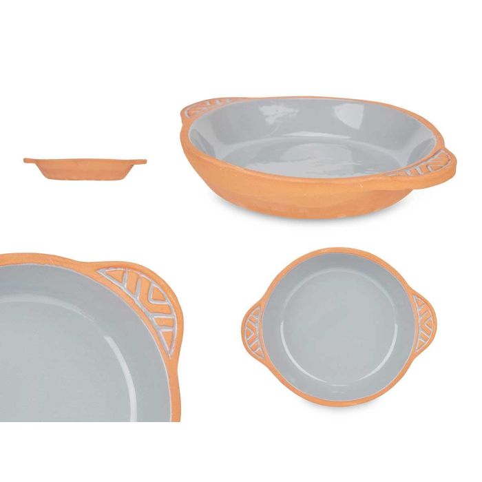 Cazuela Barro Redonda Asas 20Cm Gris La Dehesa (8 Unidades) Cazuela Barro Redonda Asas 20Cm Gris La Dehesa (8 Unidades)