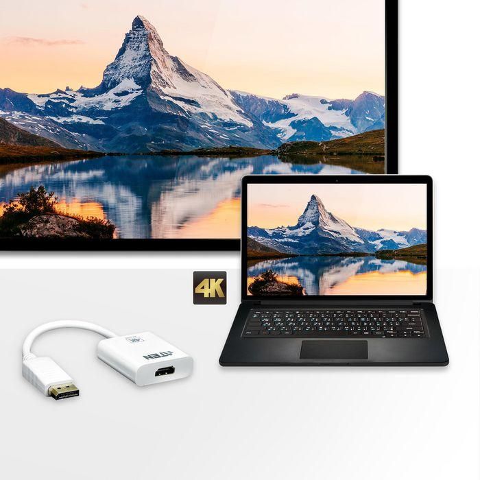 Aten 4K DisplayPort to HDMI Active Adapter 2
