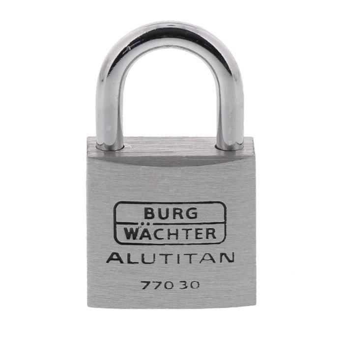 Juego de 2 candados - BURG WACHTER - DUO 770 30 SB - 30 mm Alutitan, doble cierre, anti-picking 1 Juego de 2 candados - BURG WACHTER - DUO 770 30 SB - 30 mm Alutitan, doble cierre, anti-picking 1