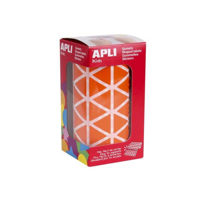 Gomets Apli Rollo 59H Triangulo 20 Mm Naranja 2.832 Uds. (11493)