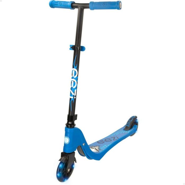 Patinete Scooter Eezi Azul Luces LED Patinete Scooter Eezi Azul Luces LED