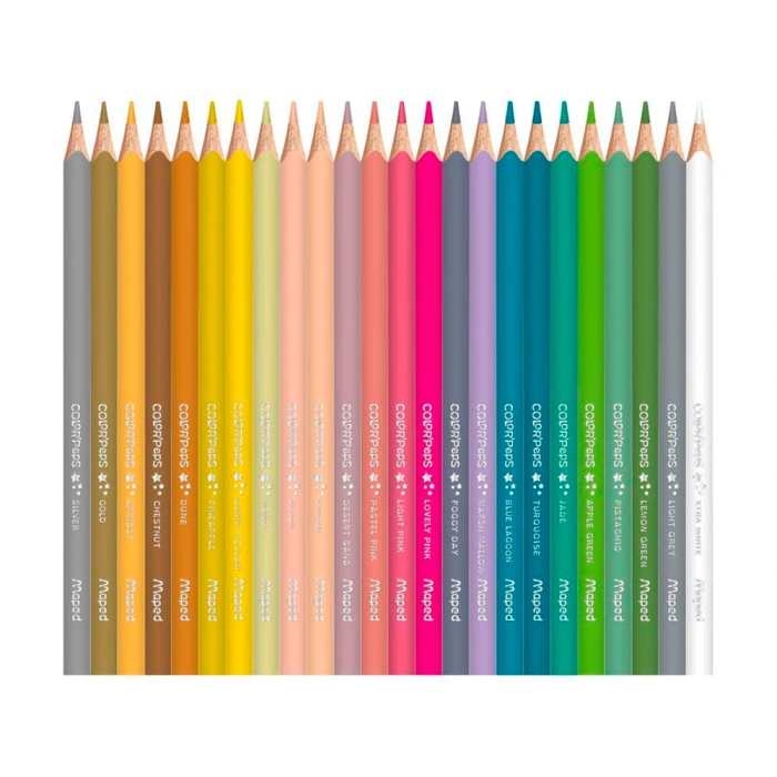 Lapices De Colores Maped Color Peps Star Estuche De 72 3