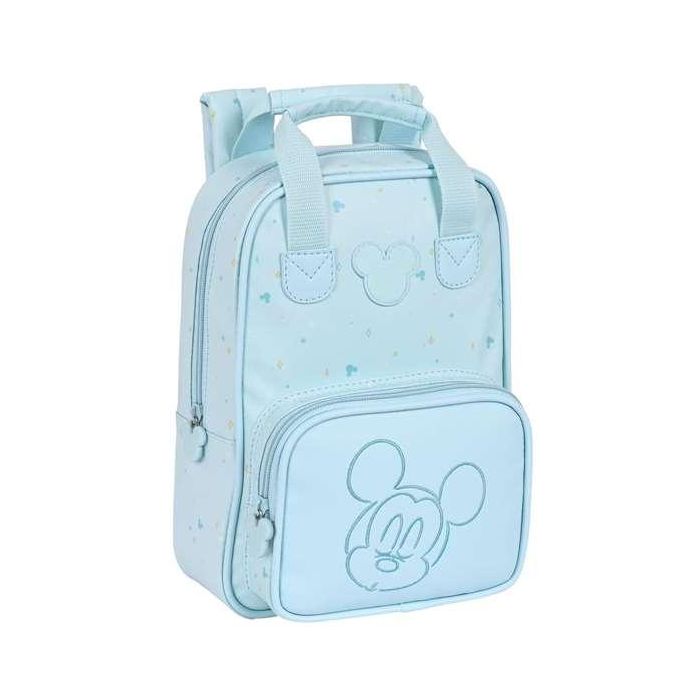 Mochila Escolar Mickey Mouse Clubhouse Azul claro 20 x 28 x 8 cm 3 Mochila Escolar Mickey Mouse Clubhouse Azul claro 20 x 28 x 8 cm 3