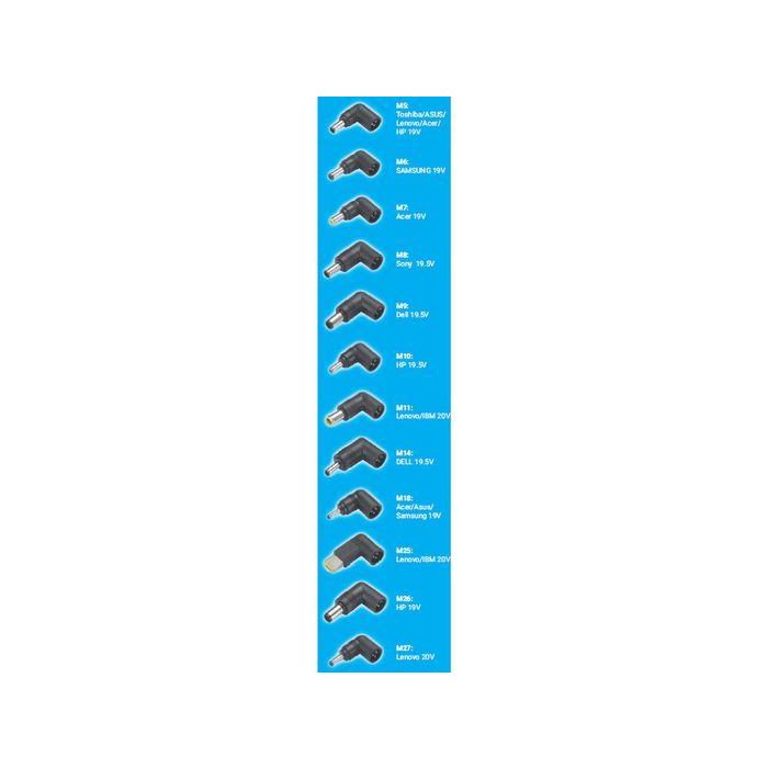 Sandberg Adaptador de Corriente AC Universal para Portátil 90W | Multi-Conector | Recambio Económico Compatible con Todos los Portátiles EU/UK 6 Sandberg Adaptador de Corriente AC Universal para Portátil 90W | Multi-Conector | Recambio Económico Compatible con Todos los Portátiles EU/UK 6